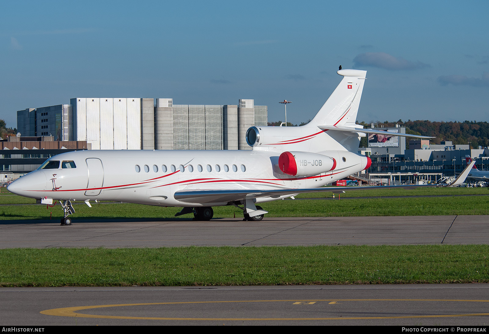 Aircraft Photo of HB-JOB | Dassault Falcon 7X | AirHistory.net #762073