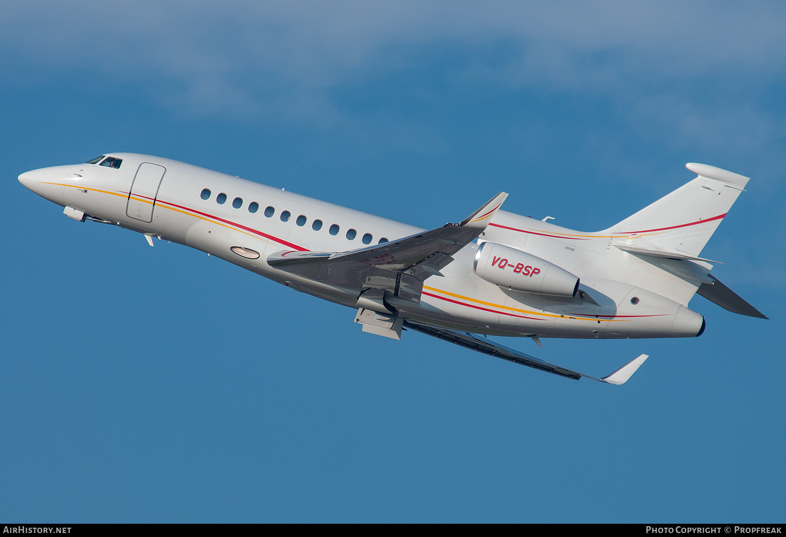 Aircraft Photo of VQ-BSP | Dassault Falcon 7X | AirHistory.net #762074