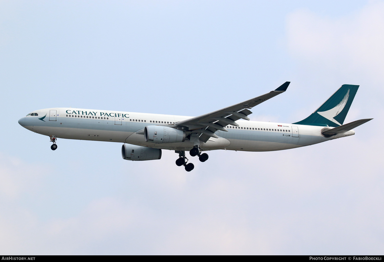 Aircraft Photo of B-LAM | Airbus A330-343E | Cathay Pacific Airways | AirHistory.net #762119