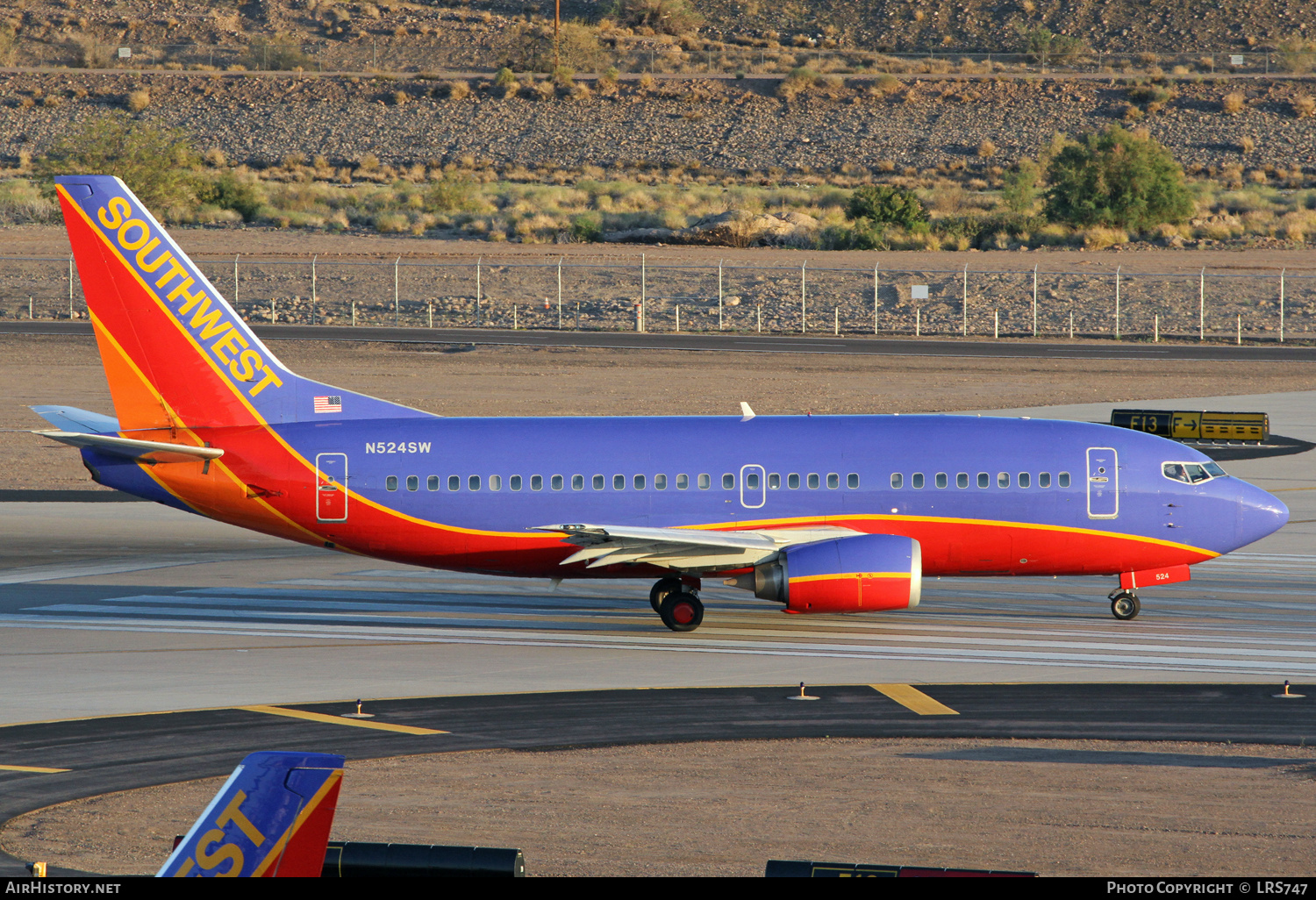 Aircraft Photo of N524SW | Boeing 737-5H4 | Southwest Airlines | AirHistory.net #762166