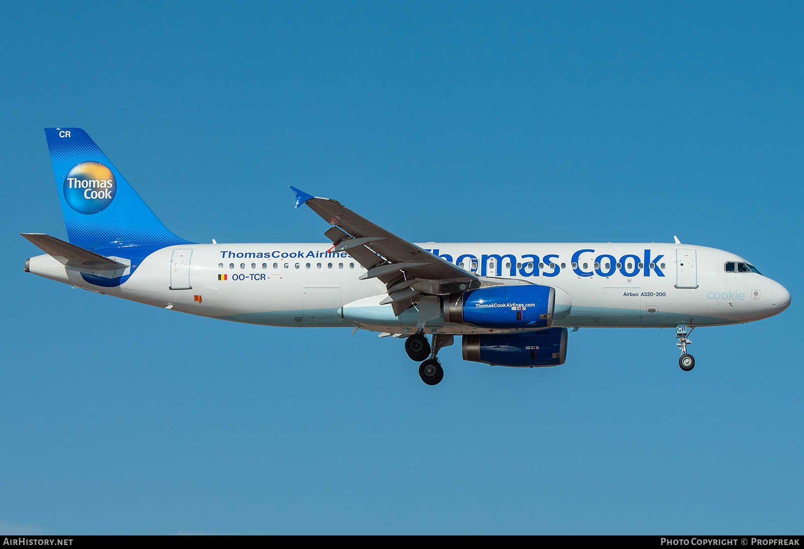 Aircraft Photo of OO-TCR | Airbus A320-232 | Thomas Cook Airlines | AirHistory.net #762212