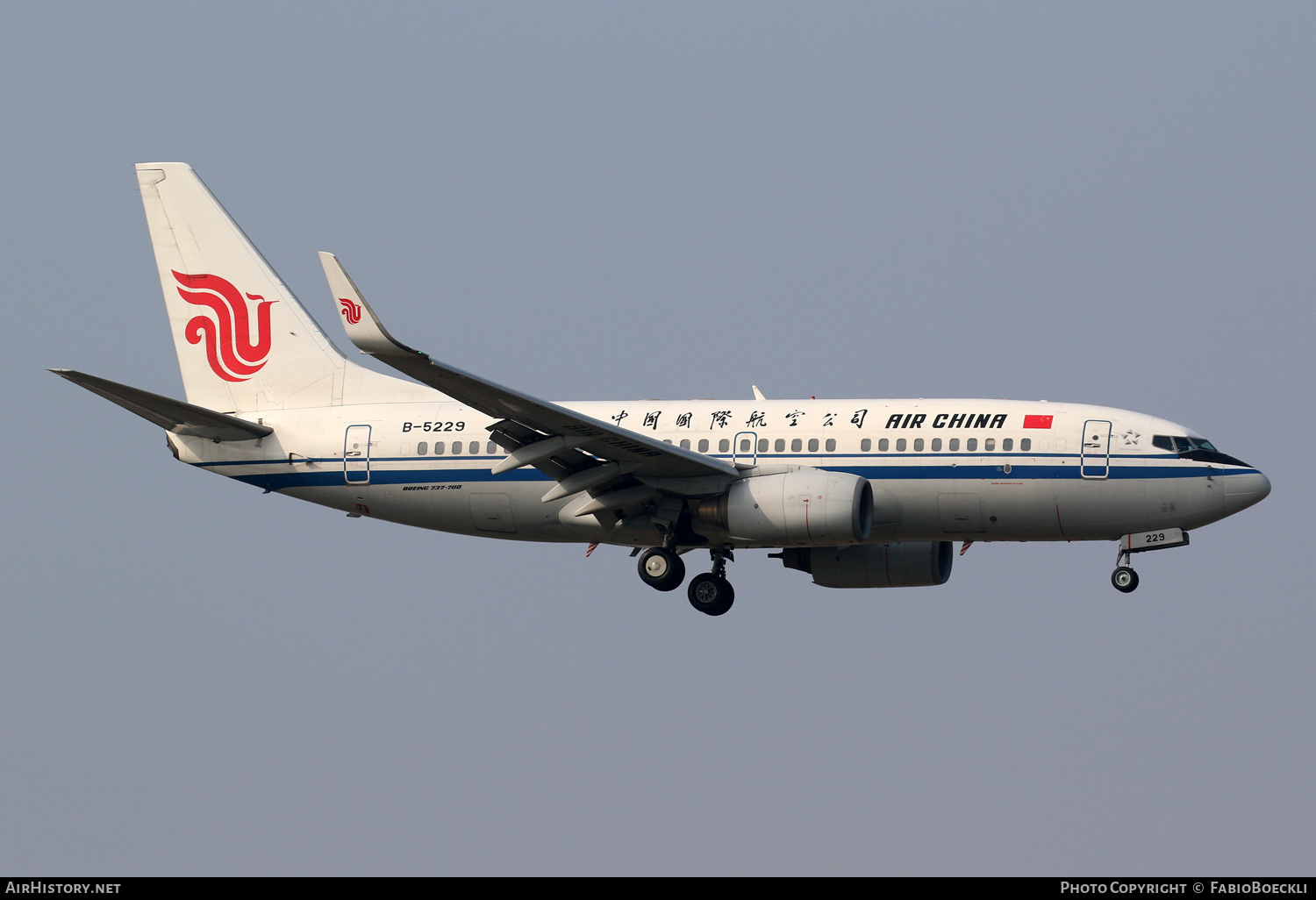 Aircraft Photo of B-5229 | Boeing 737-79L | Air China | AirHistory.net #762214