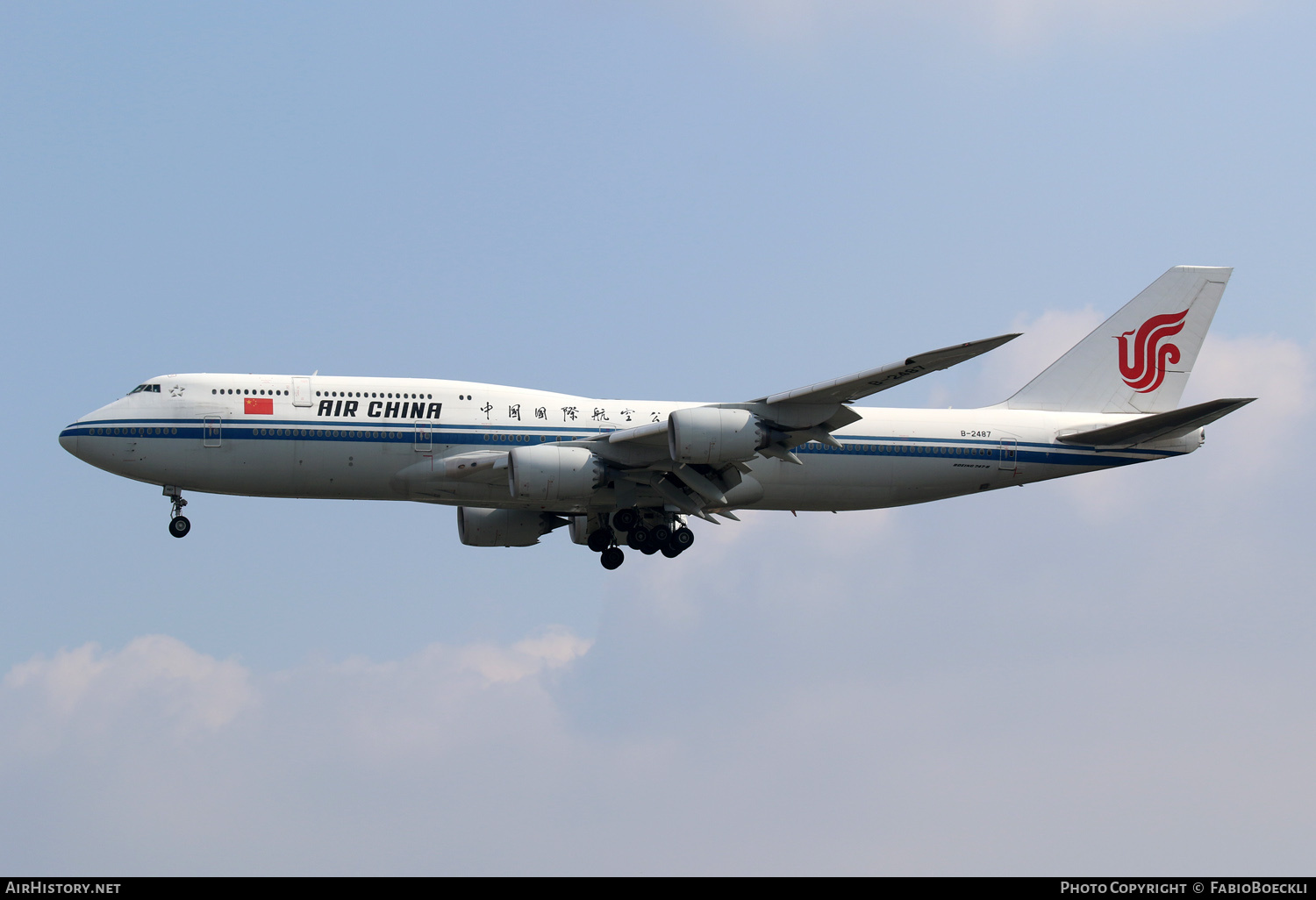 Aircraft Photo of B-2487 | Boeing 747-89L | Air China | AirHistory.net #762228