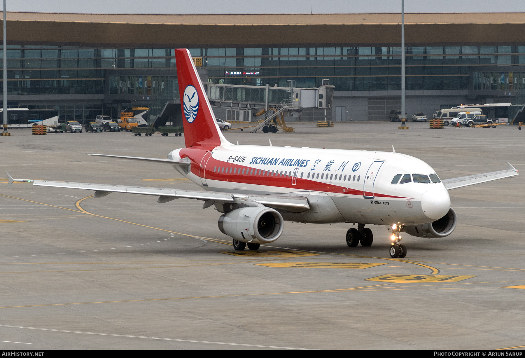 Aircraft Photo of B-6406 | Airbus A319-133 | Sichuan Airlines | AirHistory.net #762240