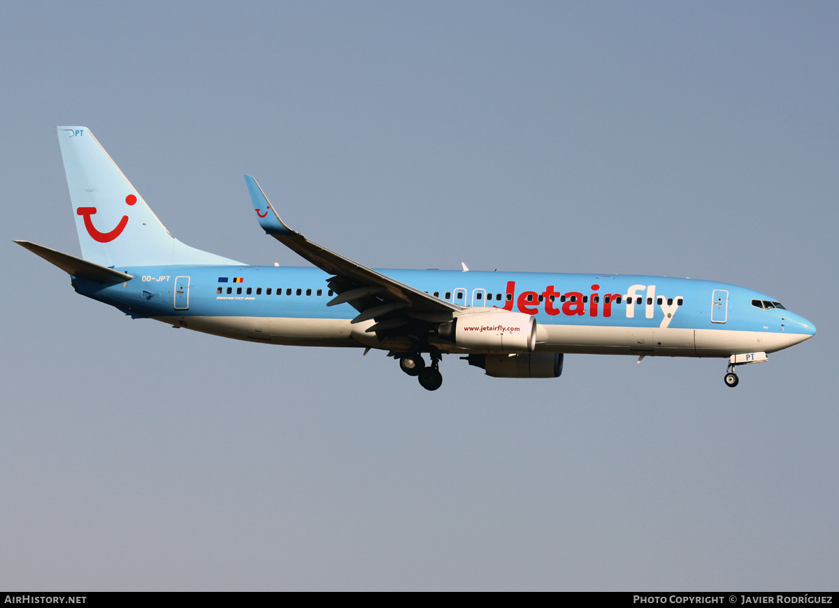 Aircraft Photo of OO-JPT | Boeing 737-8K5 | Jetairfly | AirHistory.net #762245