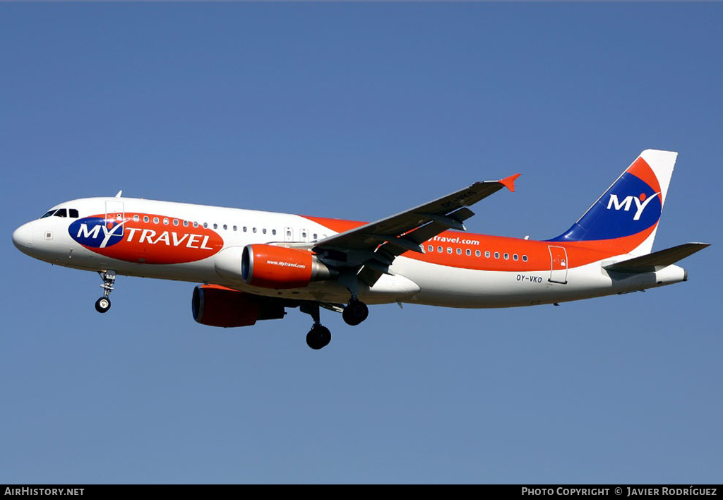 Aircraft Photo of OY-VKO | Airbus A320-214 | MyTravel Airways | AirHistory.net #762250