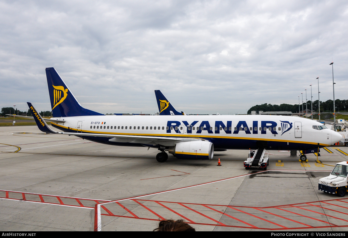 Aircraft Photo of EI-EFD | Boeing 737-8AS | Ryanair | AirHistory.net #762251