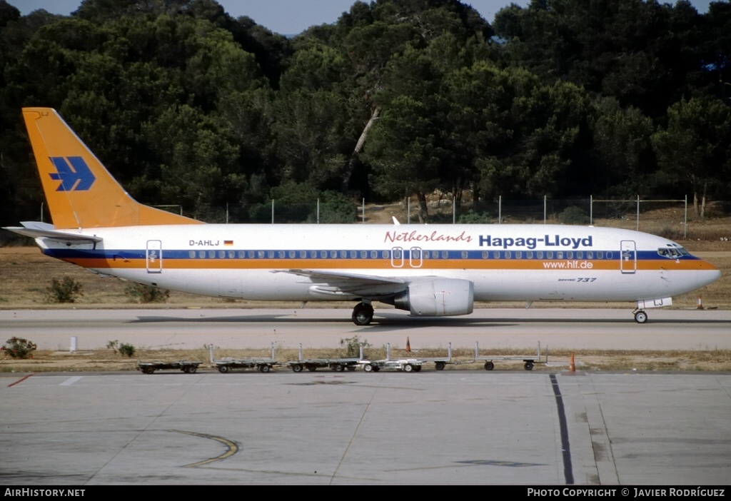 Aircraft Photo of D-AHLJ | Boeing 737-4K5 | Hapag-Lloyd Netherlands | AirHistory.net #762257
