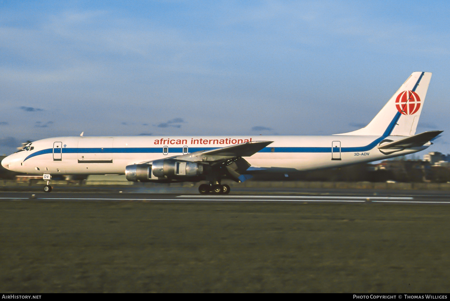Aircraft Photo of 3D-ADV | McDonnell Douglas DC-8-54AF Jet Trader | African International Airways | AirHistory.net #762260