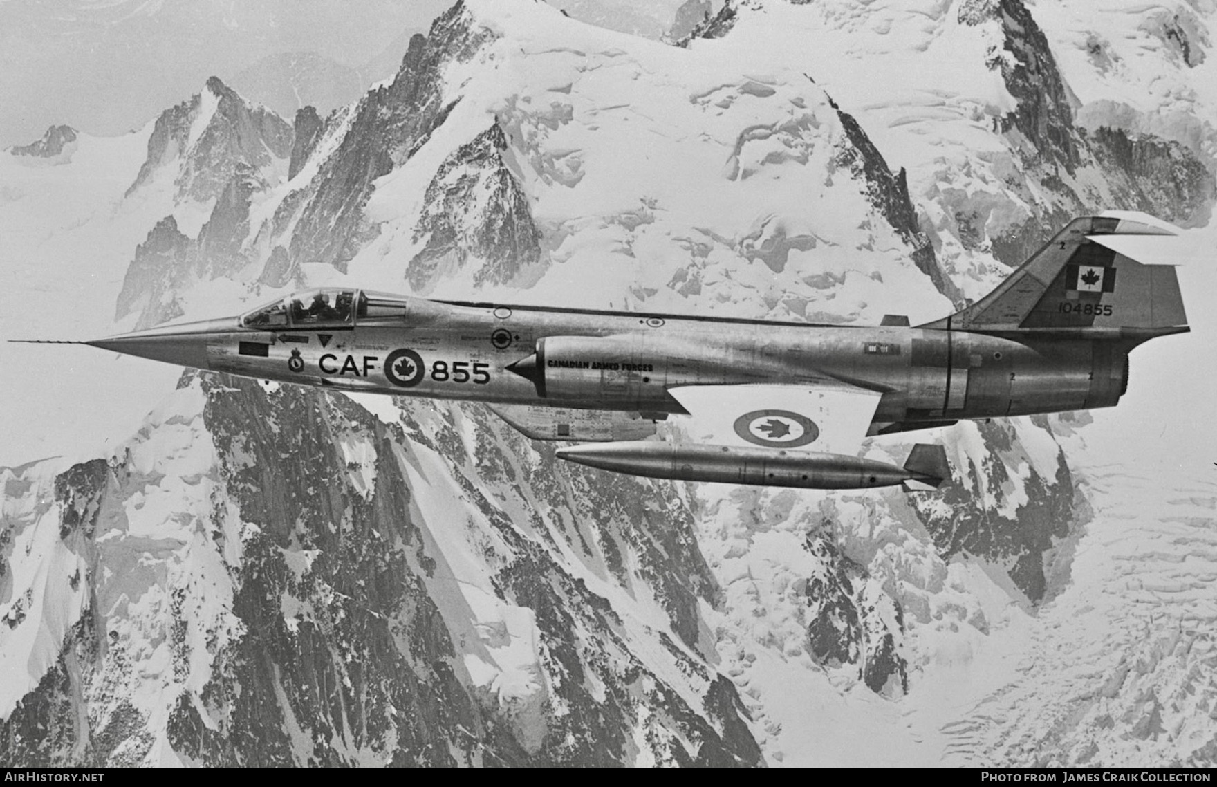 Aircraft Photo of 12855 | Canadair CF-104 Starfighter | Canada - Air Force | AirHistory.net #762306