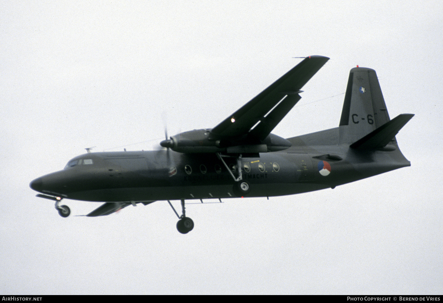 Aircraft Photo of C-6 | Fokker F27-300M Troopship | Netherlands - Air Force | AirHistory.net #762317