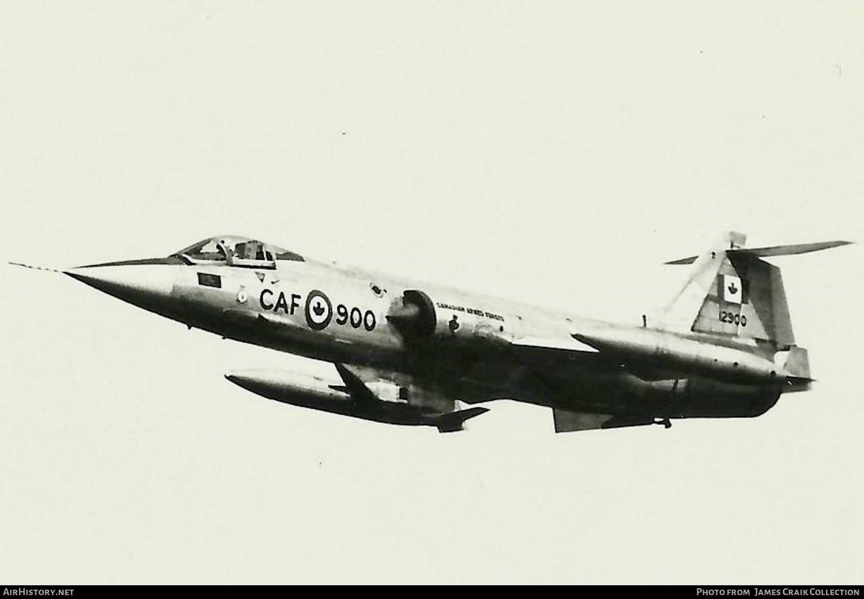 Aircraft Photo of 12900 | Canadair CF-104 Starfighter | Canada - Air Force | AirHistory.net #762332