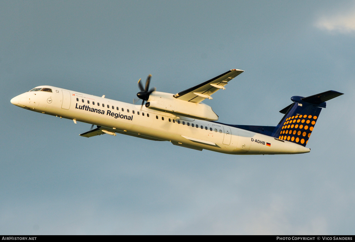 Aircraft Photo of D-ADHB | Bombardier DHC-8-402 Dash 8 | Lufthansa Regional | AirHistory.net #762408