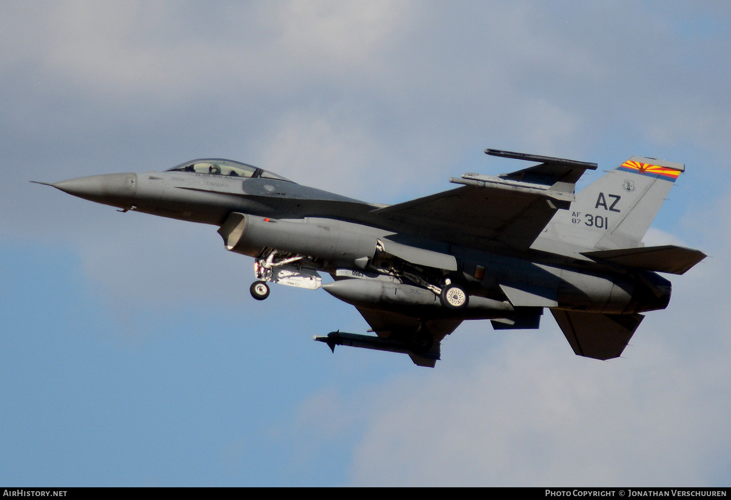 Aircraft Photo of 87-0301 / AF87-301 | General Dynamics F-16C Fighting Falcon | USA - Air Force | AirHistory.net #762419