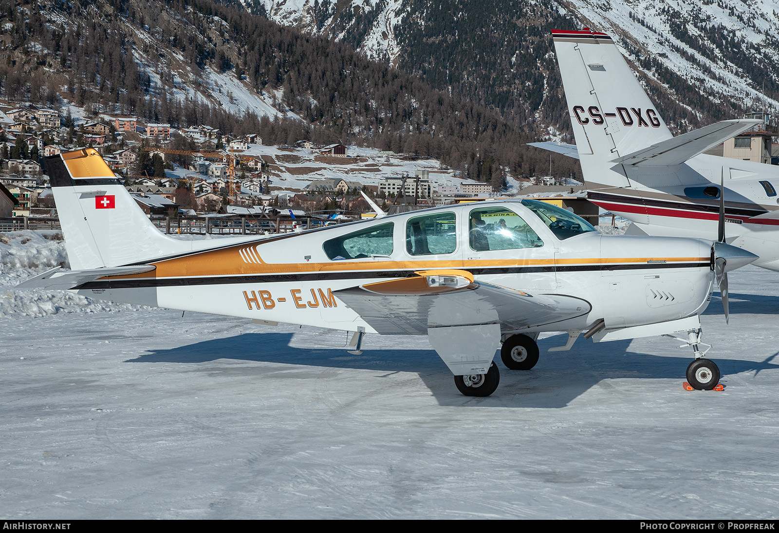 Aircraft Photo of HB-EJM | Beech F33A Bonanza | AirHistory.net #762448