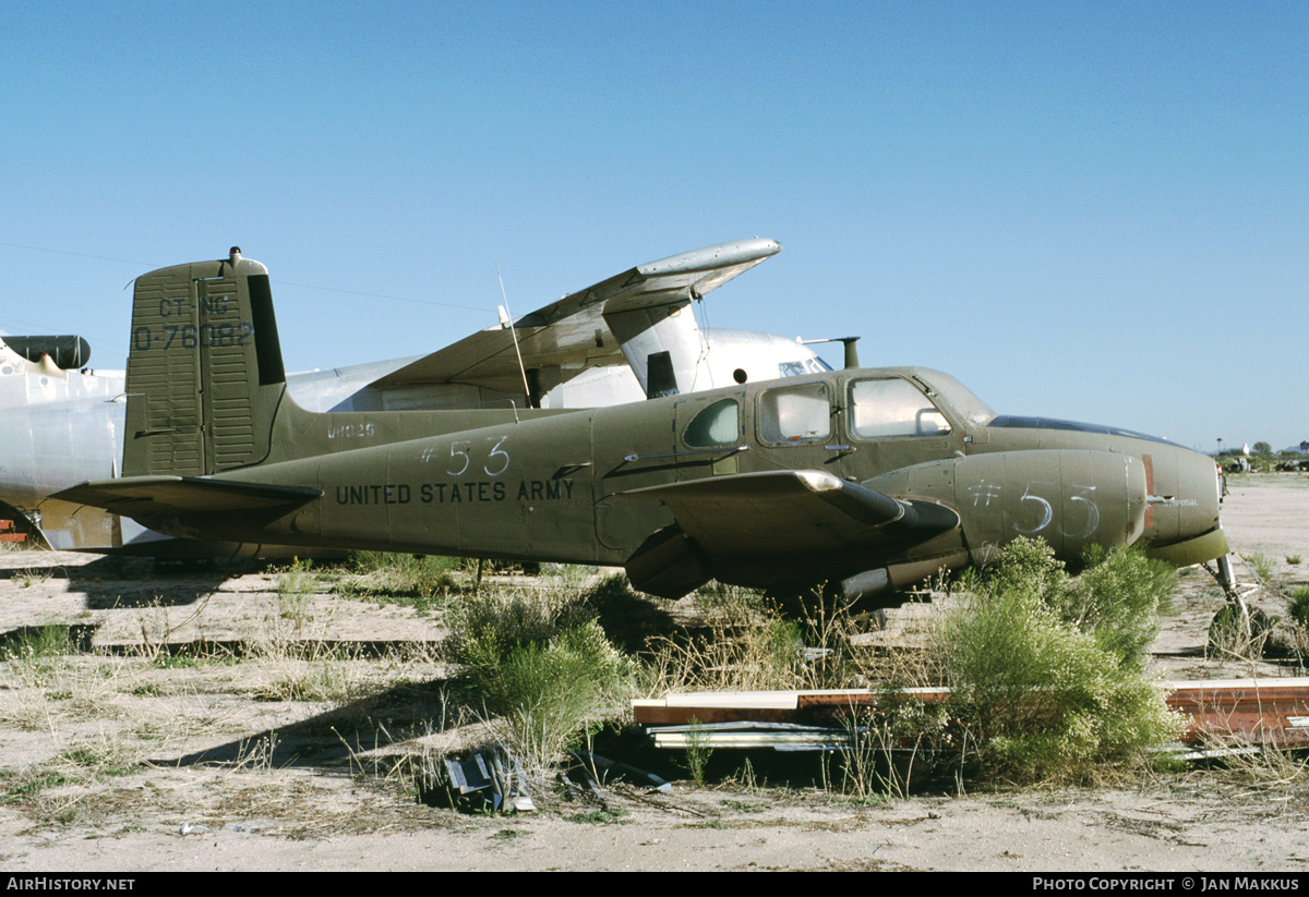 Aircraft Photo of 57-6082 / 0-76082 | Beech U-8D Seminole (50) | USA - Army | AirHistory.net #762472