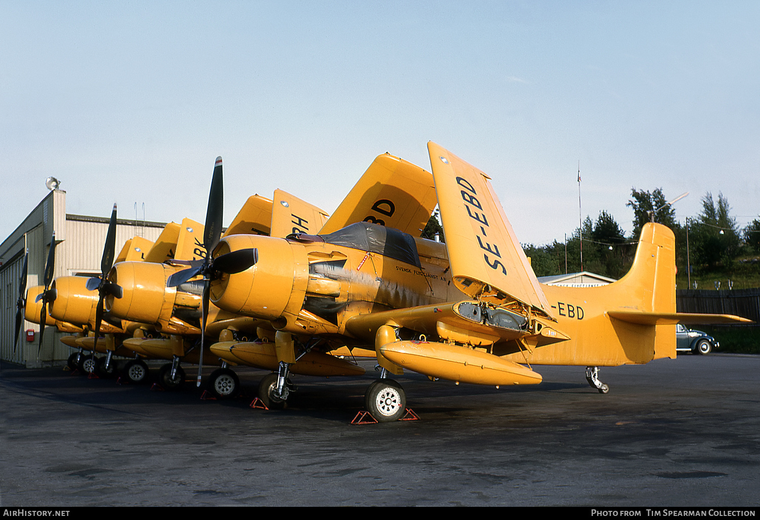 Aircraft Photo of SE-EBD | Douglas Skyraider AEW1 | Svensk Flygtjänst | AirHistory.net #762486