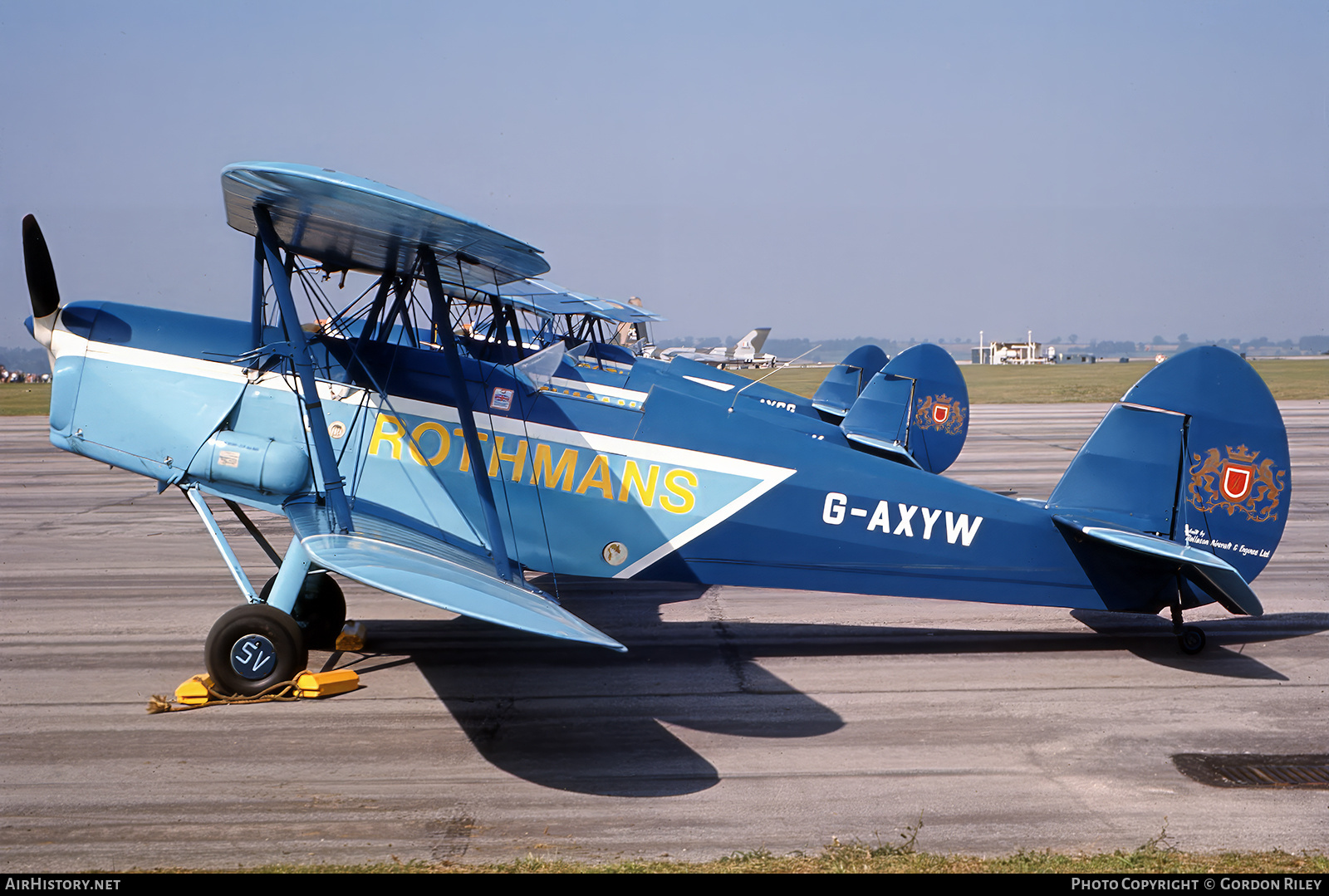 Aircraft Photo of G-AXYW | SNCAN Stampe SV-4C | Rothmans International | AirHistory.net #762493