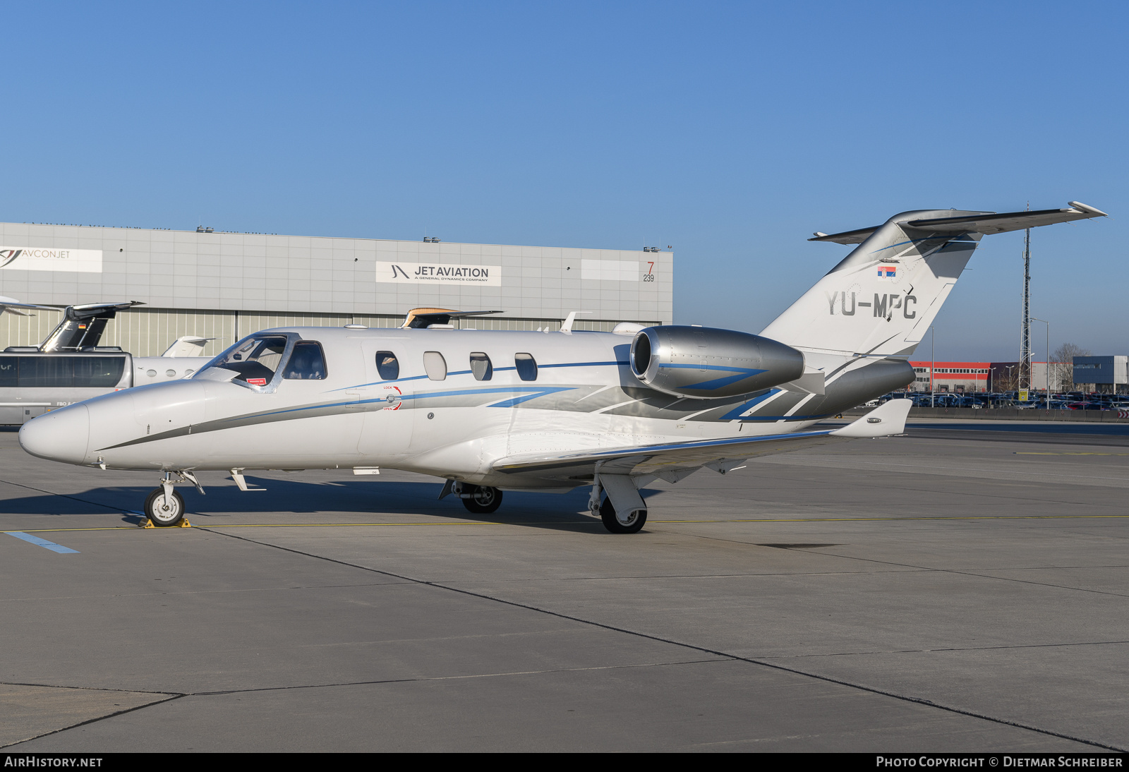 Aircraft Photo of YU-MPC | Cessna 525 CitationJet M2 | AirHistory.net #762494