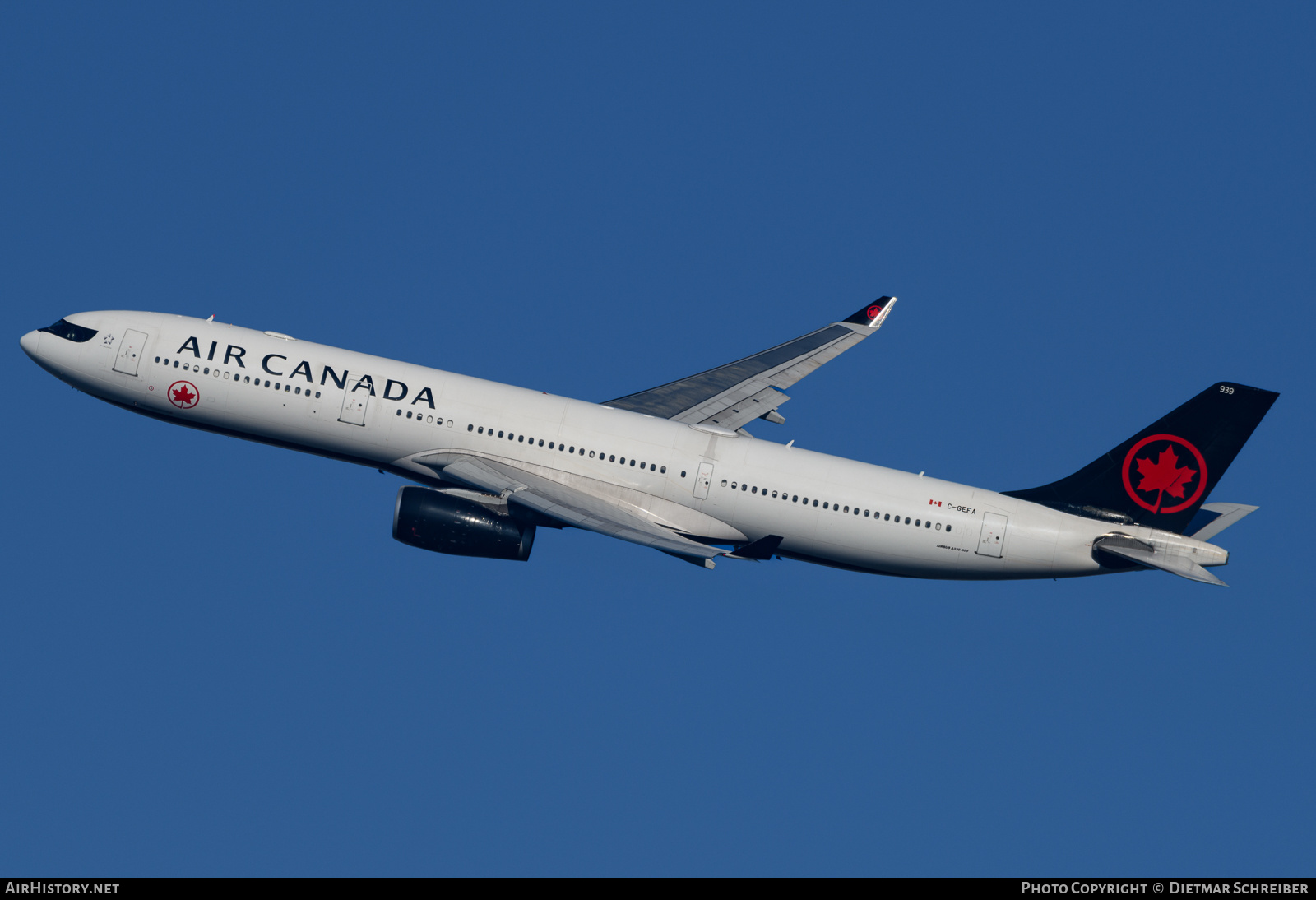 Aircraft Photo of C-GEFA | Airbus A330-343E | Air Canada | AirHistory.net #762510