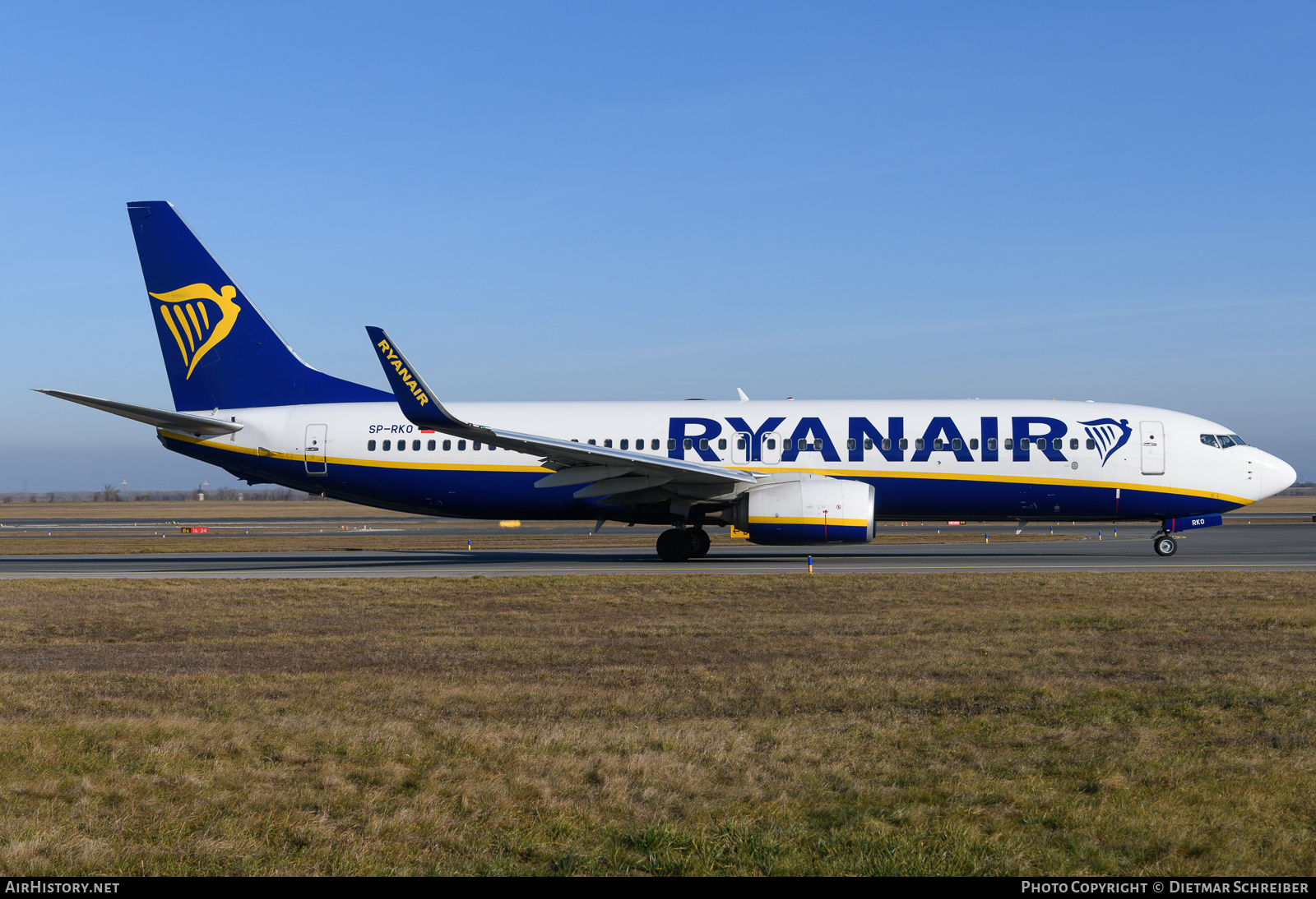 Aircraft Photo of SP-RKO | Boeing 737-8AS | Ryanair | AirHistory.net #762524