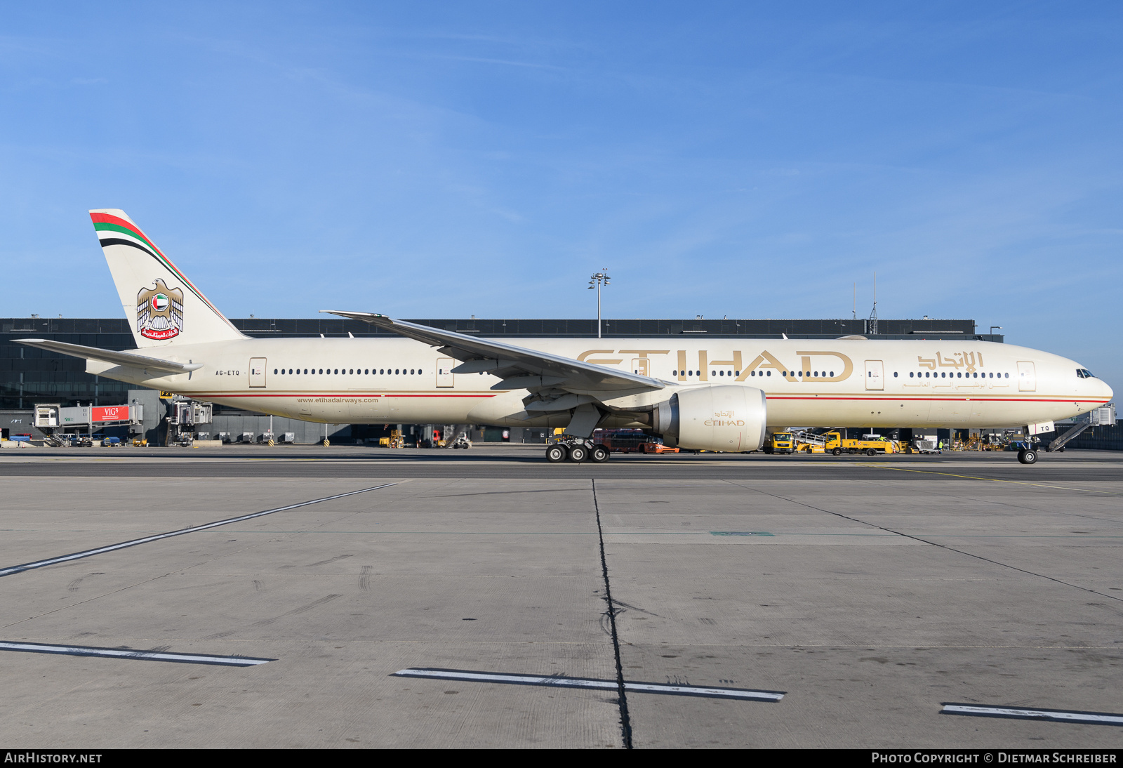 Aircraft Photo of A6-ETQ | Boeing 777-3FX/ER | Etihad Airways | AirHistory.net #762540
