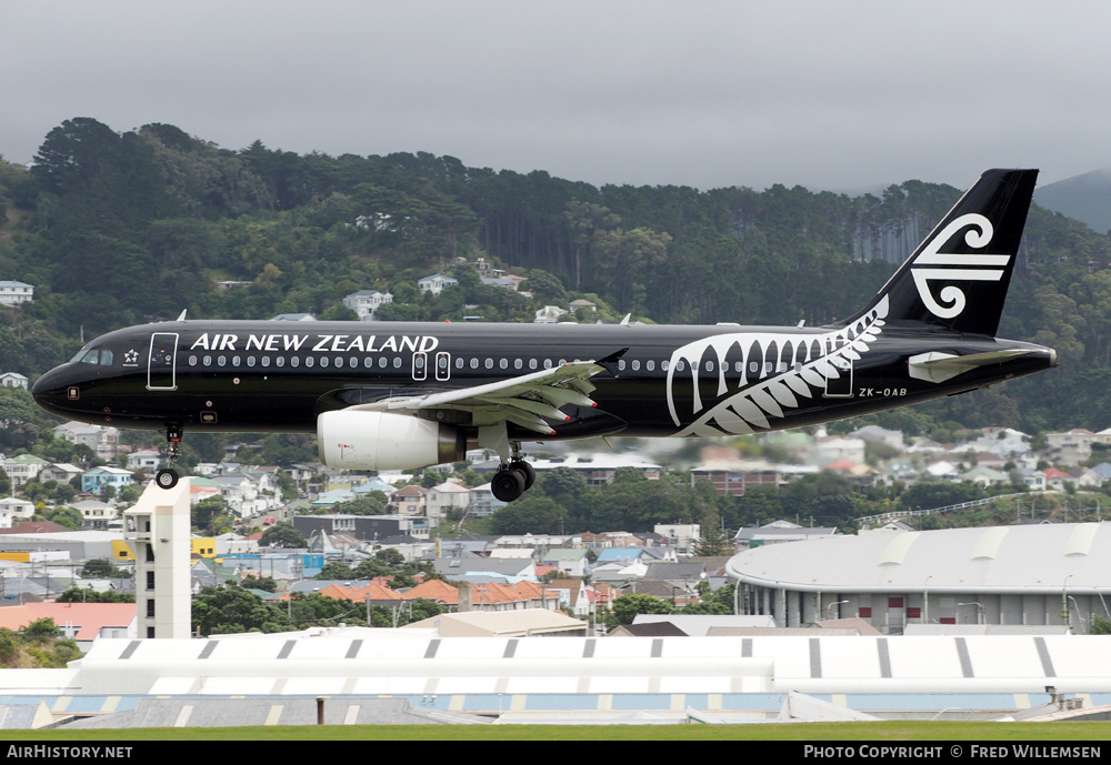 Aircraft Photo of ZK-OAB | Airbus A320-232 | Air New Zealand | AirHistory.net #762564