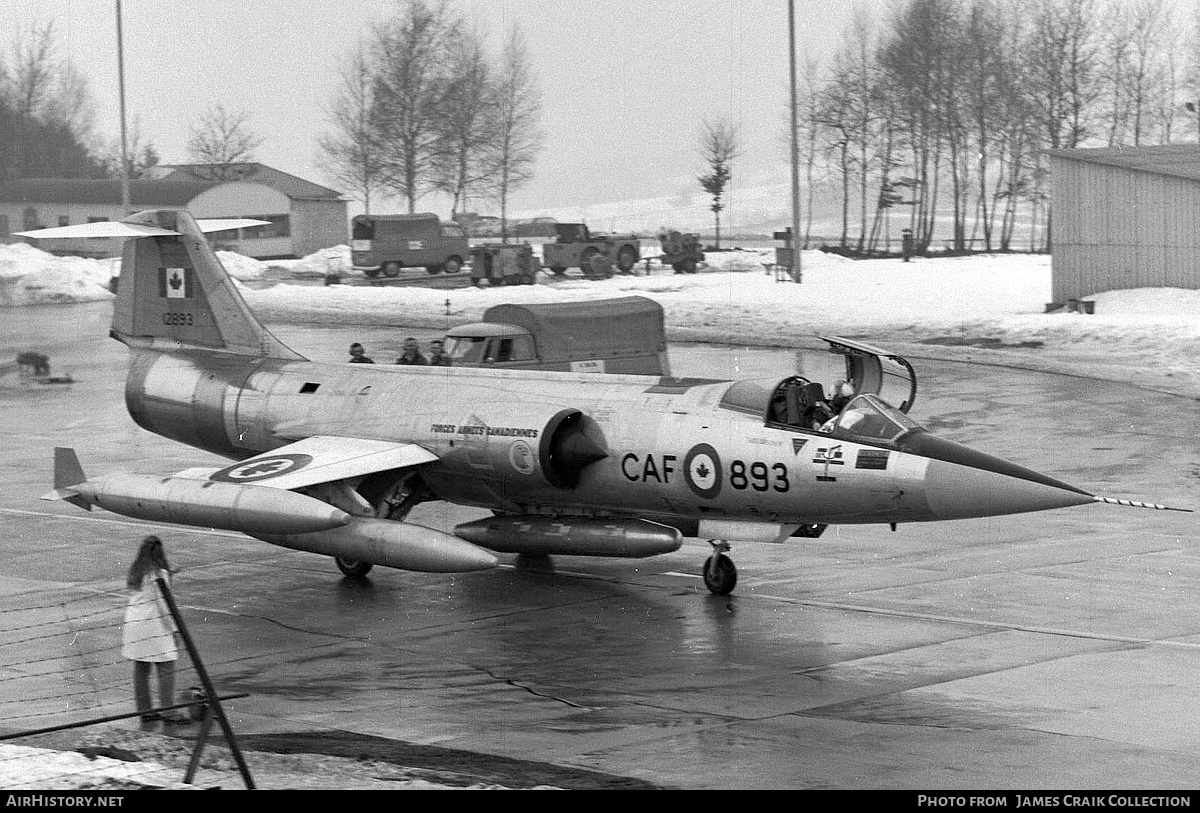 Aircraft Photo of 12893 | Canadair CF-104 Starfighter | Canada - Air Force | AirHistory.net #762609