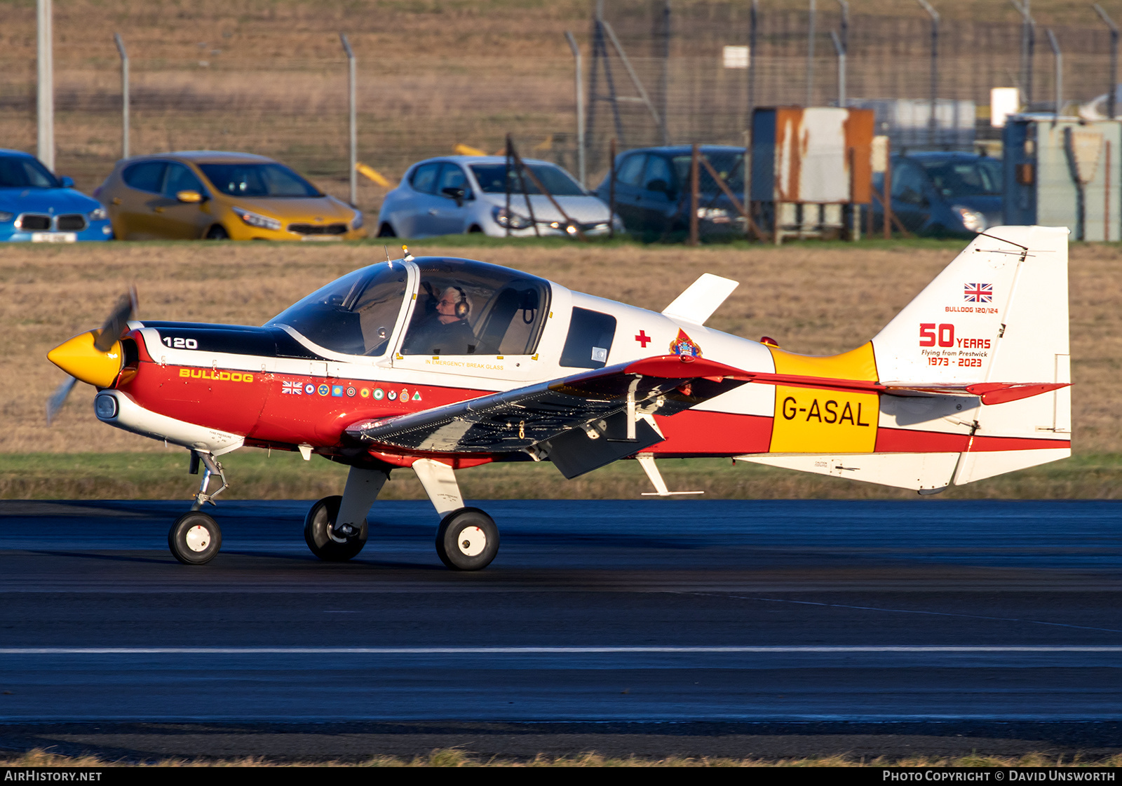 Aircraft Photo of G-ASAL | Scottish Aviation Bulldog 120/124 | AirHistory.net #762624
