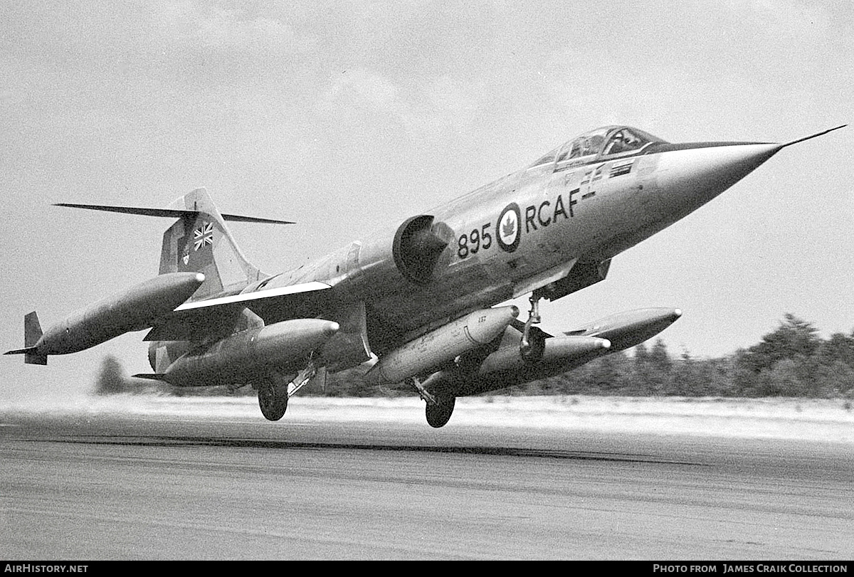 Aircraft Photo of 12895 | Canadair CF-104 Starfighter | Canada - Air Force | AirHistory.net #762652