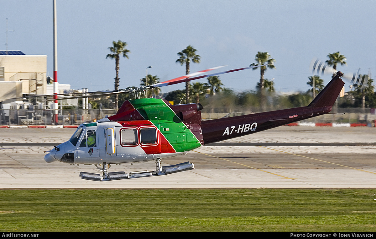 Aircraft Photo of A7-HBQ | Bell 412EP | Gulf Helicopters | AirHistory.net #762656