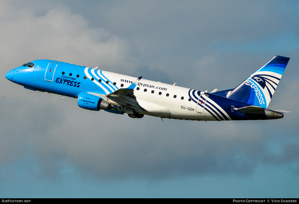 Aircraft Photo of SU-GDK | Embraer 170LR (ERJ-170-100LR) | EgyptAir Express | AirHistory.net #762674