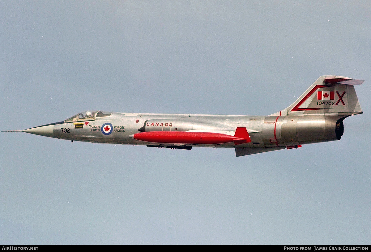 Aircraft Photo of 104702 | Canadair CF-104 Starfighter | Canada - Air Force | AirHistory.net #762689