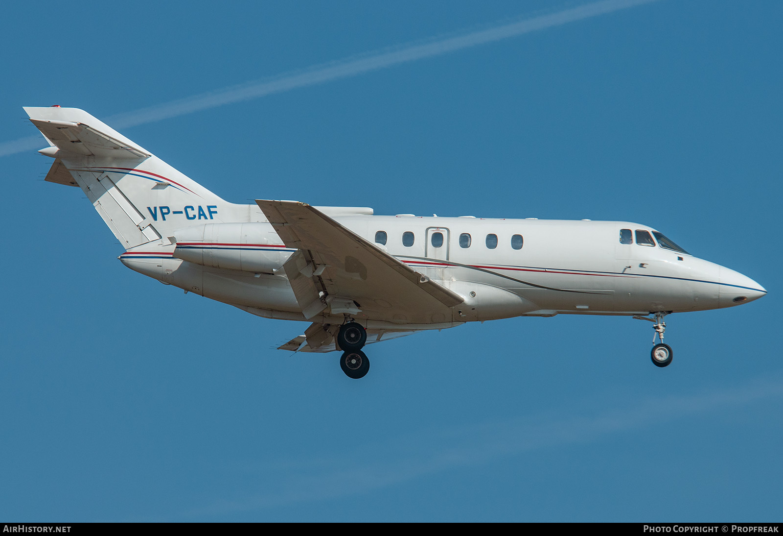 Aircraft Photo of VP-CAF | British Aerospace BAe-125-800 | AirHistory.net #762695