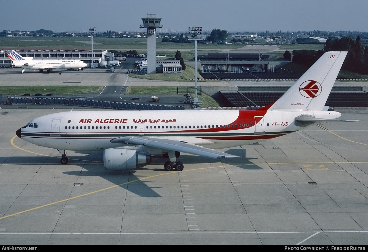 Aircraft Photo of 7T-VJD | Airbus A310-203 | Air Algérie | AirHistory.net #762700