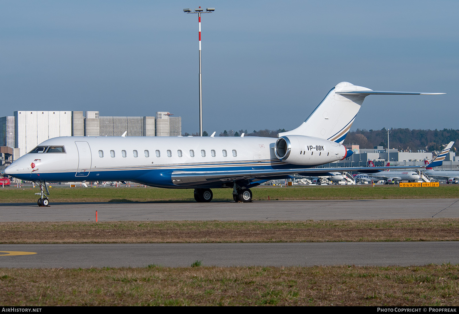 Aircraft Photo of VP-BBK | Bombardier Global Express (BD-700-1A10) | AirHistory.net #762708