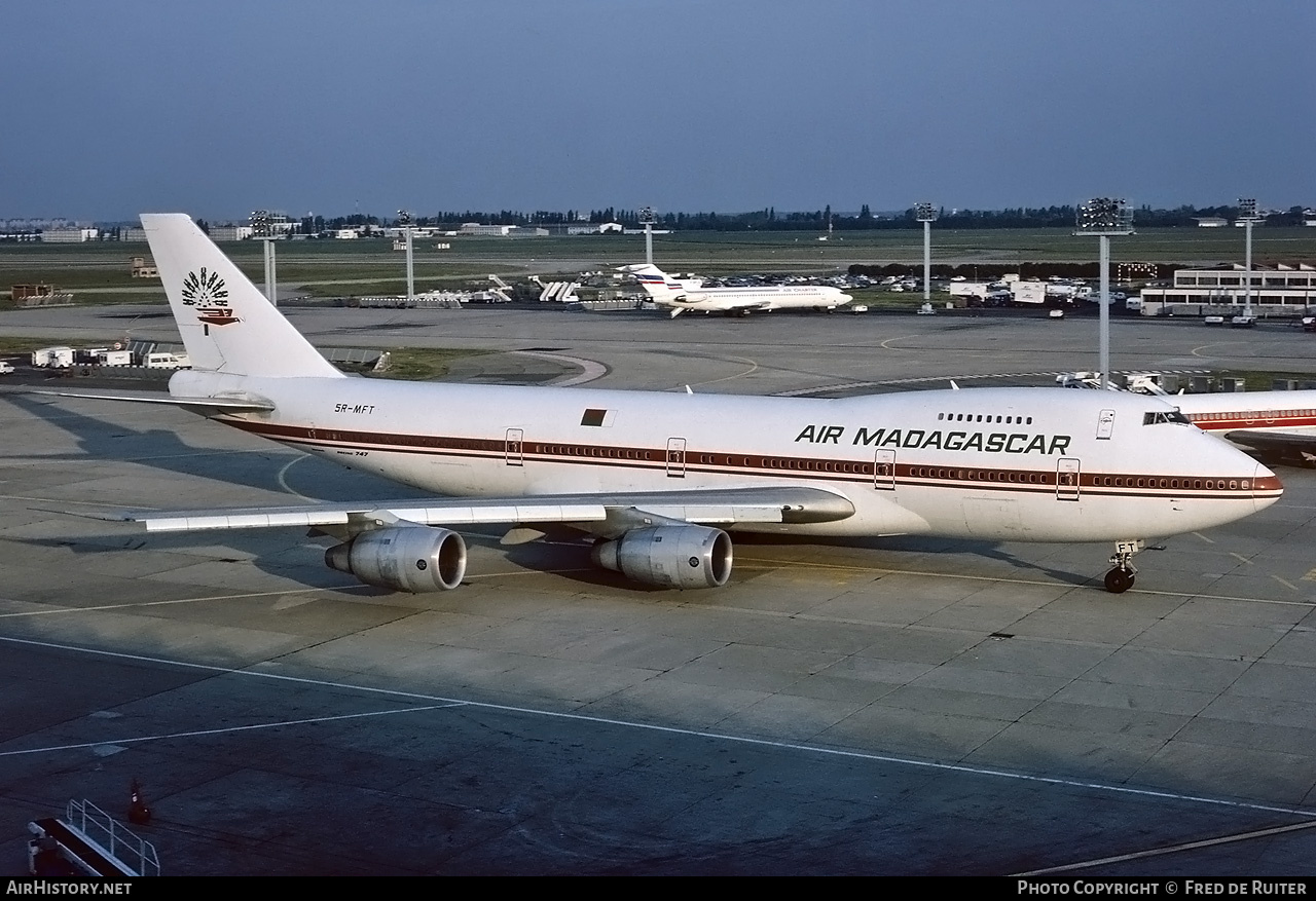 Aircraft Photo of 5R-MFT | Boeing 747-2B2BM | Air Madagascar | AirHistory.net #762709