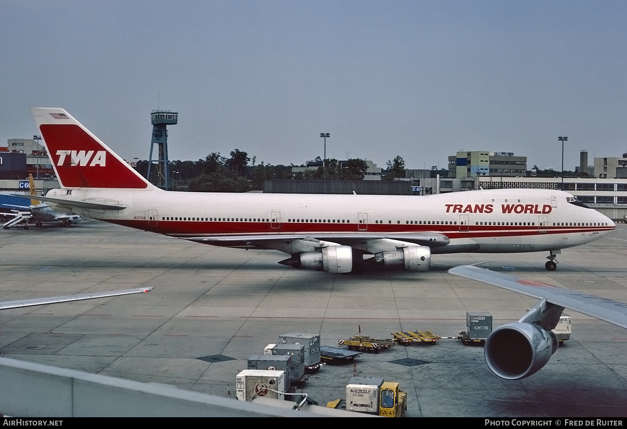 Aircraft Photo of N17126 | Boeing 747-136 | Trans World Airlines - TWA | AirHistory.net #762710