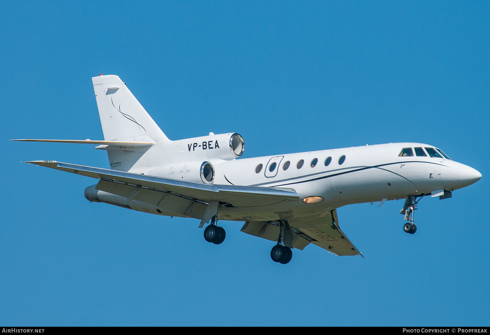 Aircraft Photo of VP-BEA | Dassault Falcon 50EX | AirHistory.net #762716