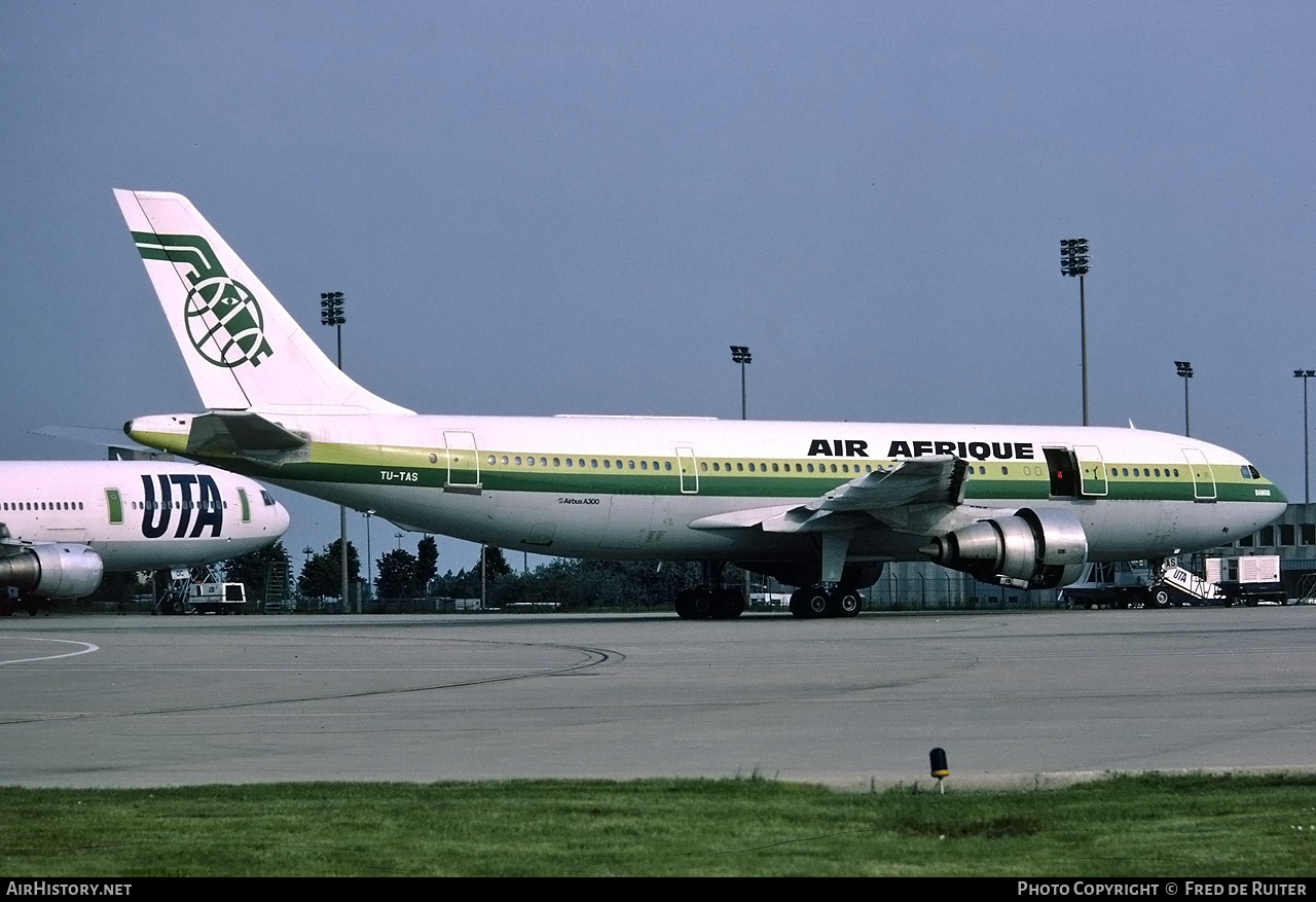Aircraft Photo of TU-TAS | Airbus A300B4-203 | Air Afrique | AirHistory.net #762742