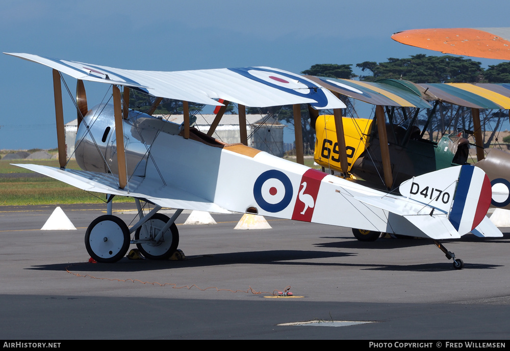 Aircraft Photo of VH-PSP / D4170 | Sopwith Pup (replica) | UK - Air Force | AirHistory.net #762751