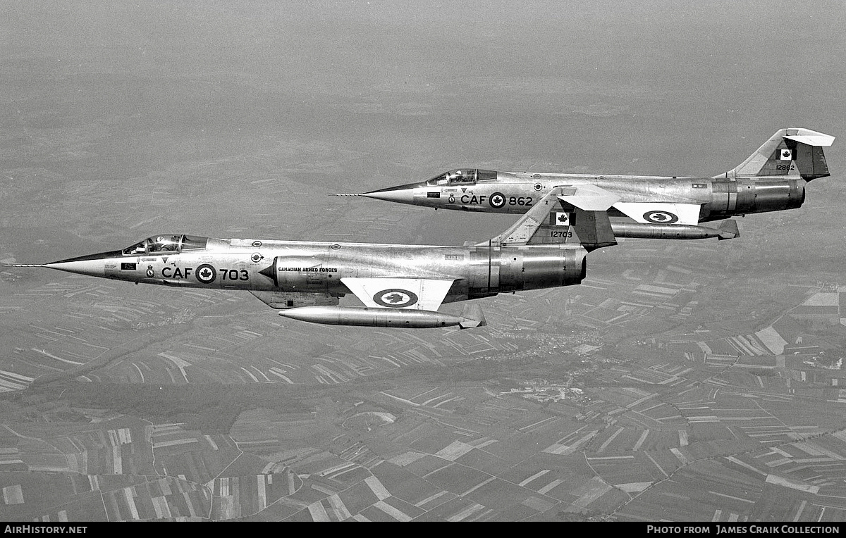 Aircraft Photo of 12703 | Canadair CF-104 Starfighter | Canada - Air Force | AirHistory.net #762783