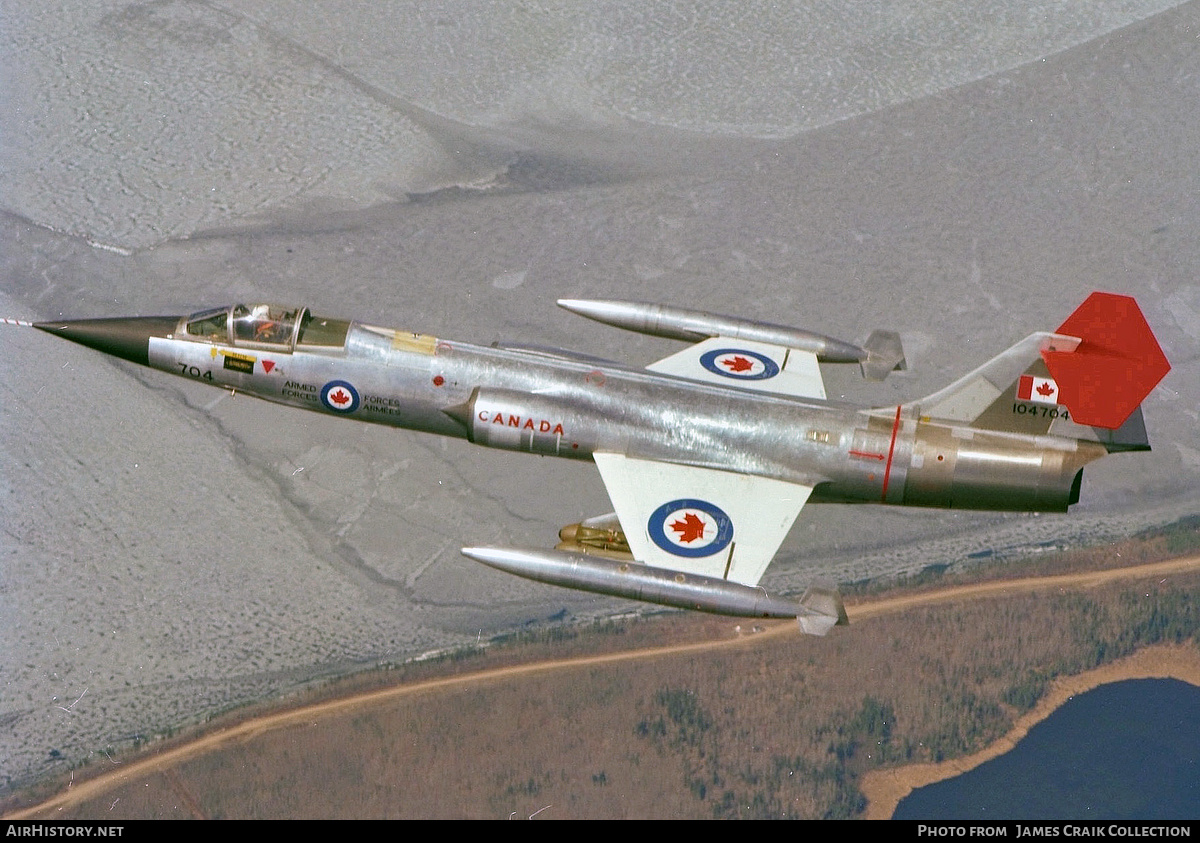 Aircraft Photo of 104704 | Canadair CF-104 Starfighter | Canada - Air Force | AirHistory.net #762790