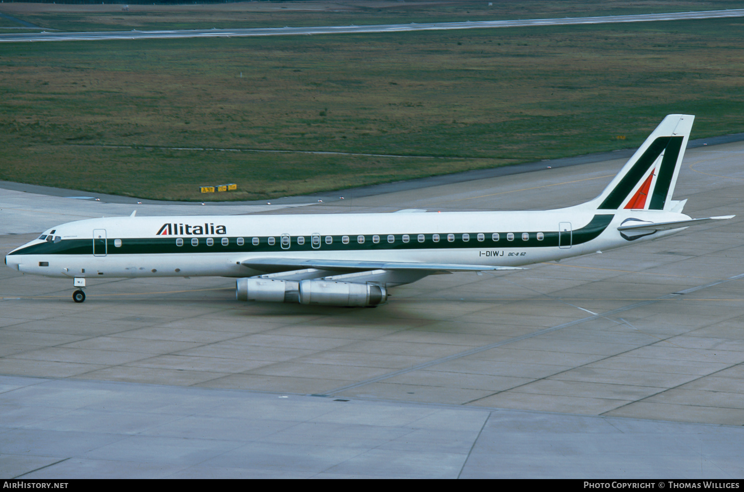 Aircraft Photo of I-DIWJ | McDonnell Douglas DC-8-62 | Alitalia | AirHistory.net #762810