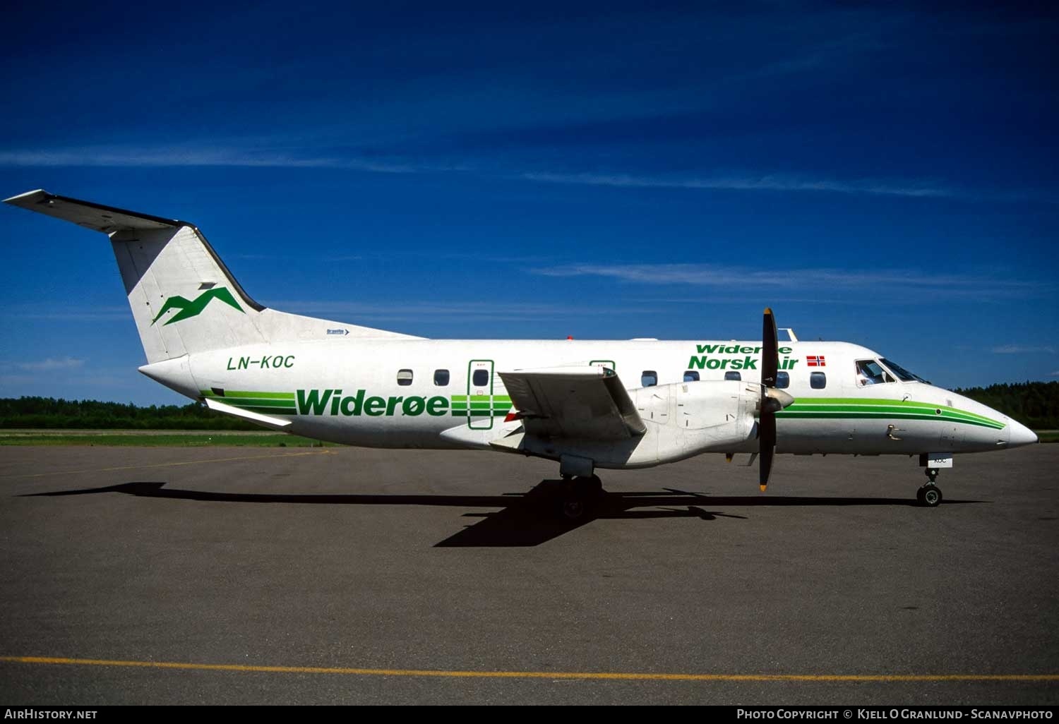 Aircraft Photo of LN-KOC | Embraer EMB-120RT Brasilia | Widerøe Norsk Air | AirHistory.net #762816