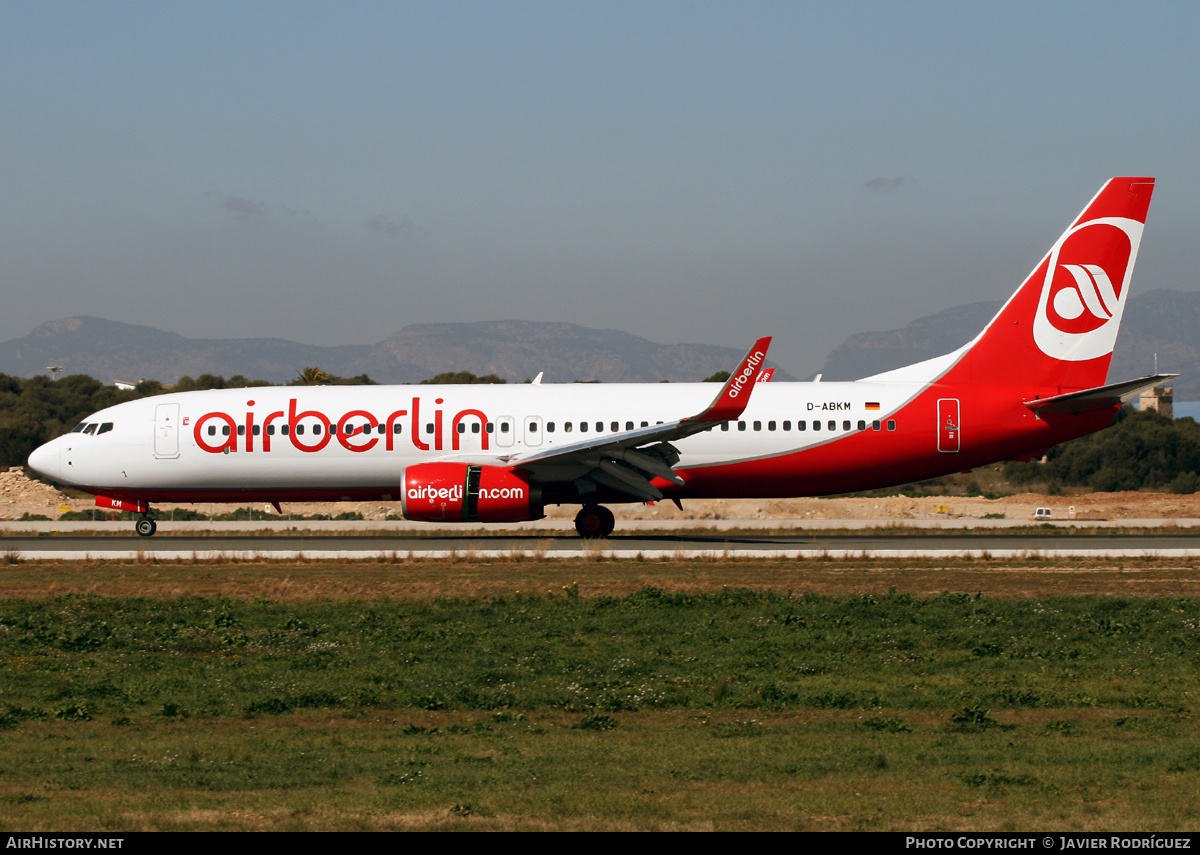 Aircraft Photo of D-ABKM | Boeing 737-86J | Air Berlin | AirHistory.net #762857