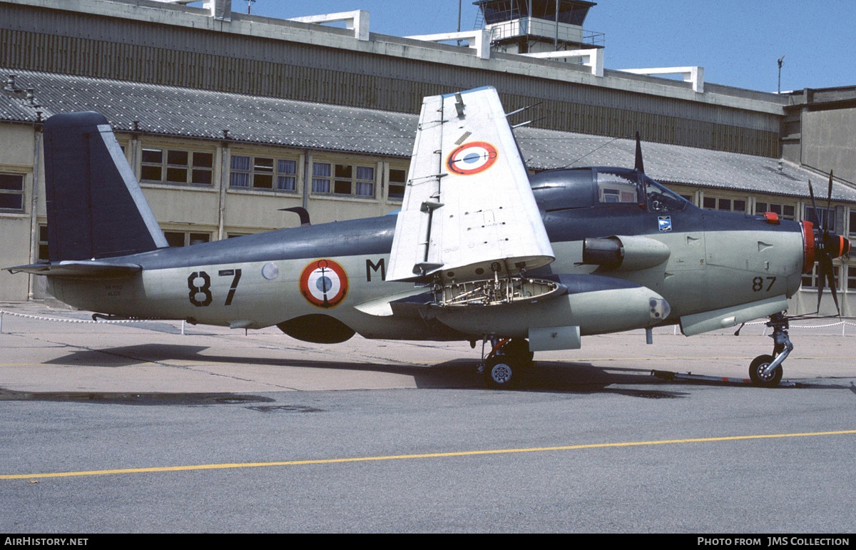 Aircraft Photo of 87 | Bréguet 1050 Alizé | France - Navy | AirHistory.net #762864