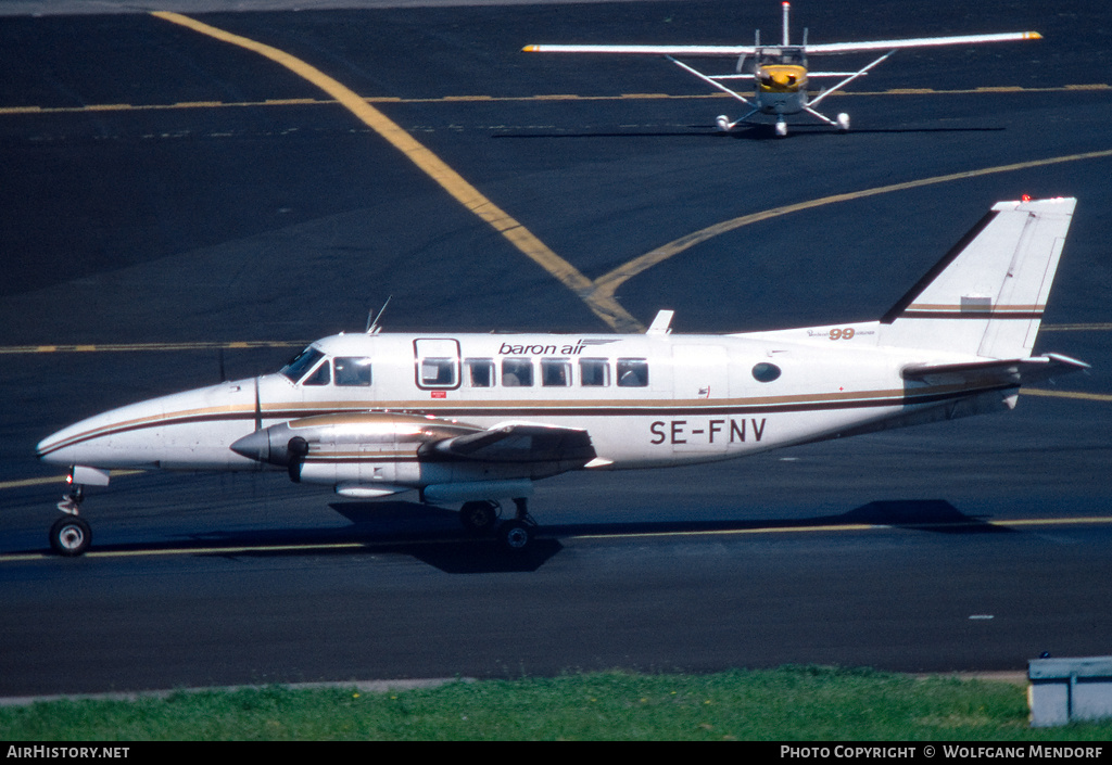 Aircraft Photo of SE-FNV | Beech 99A Airliner | Baron Air | AirHistory.net #762869