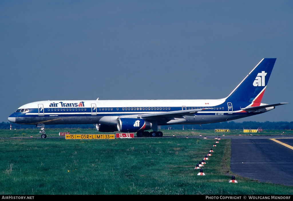 Aircraft Photo of C-GTSE | Boeing 757-23A | Air Transat | AirHistory.net #762873