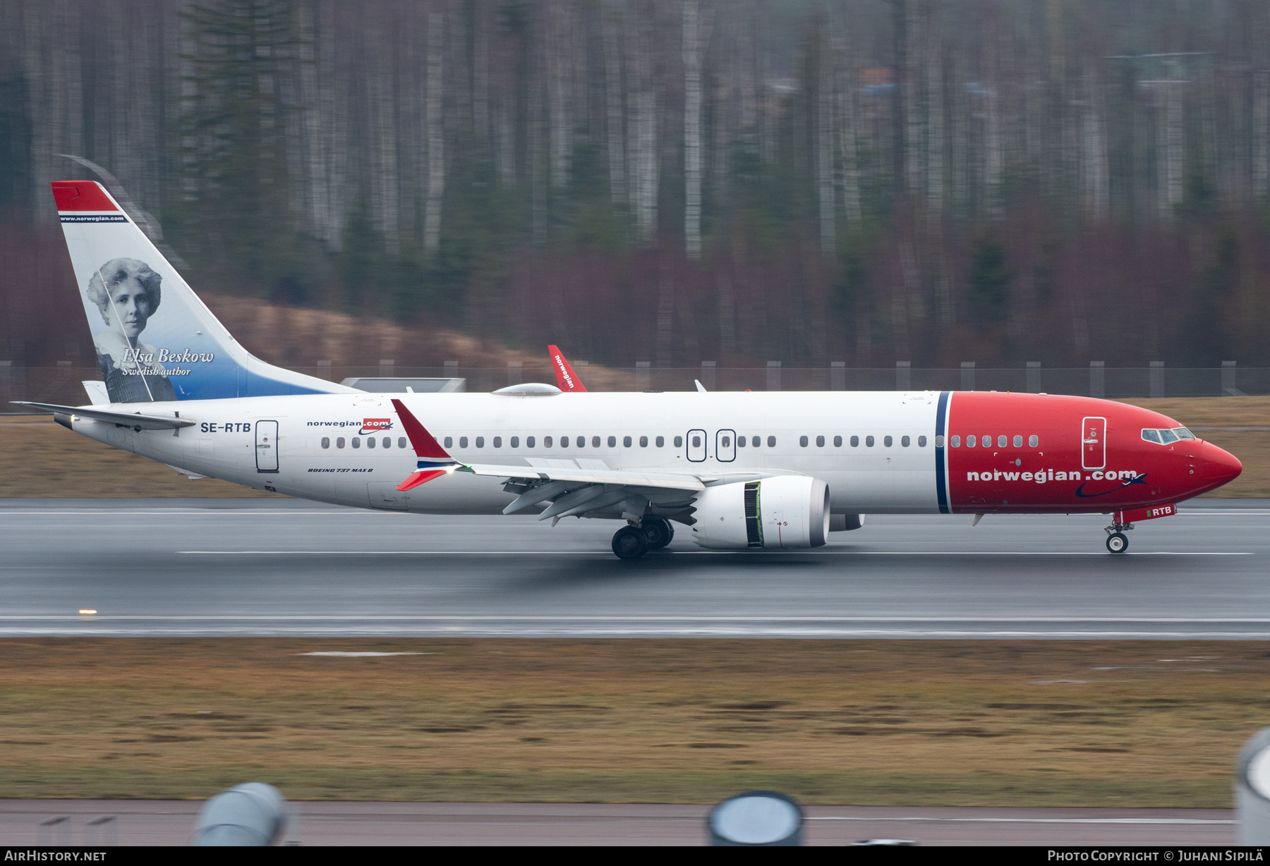 Aircraft Photo of SE-RTB | Boeing 737-8 Max 8 | Norwegian | AirHistory.net #762900